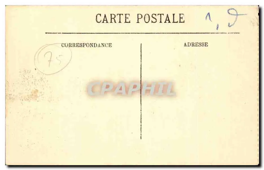 Paris — A Colunata do Louvre — LL. n° 305 - Verso