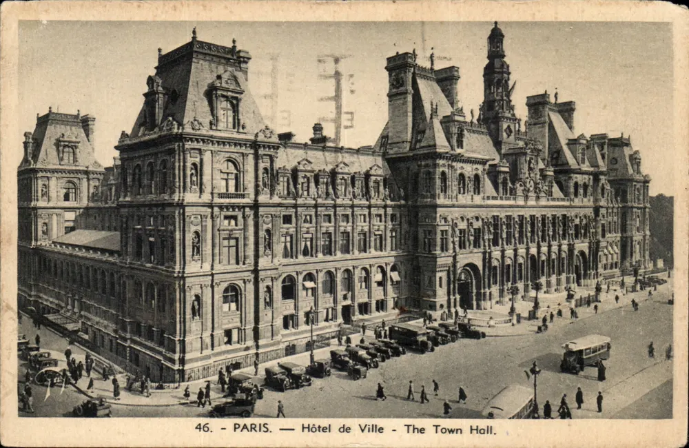 PARIS — Hotel de Ville — The Town Hall. — 46. - Frente