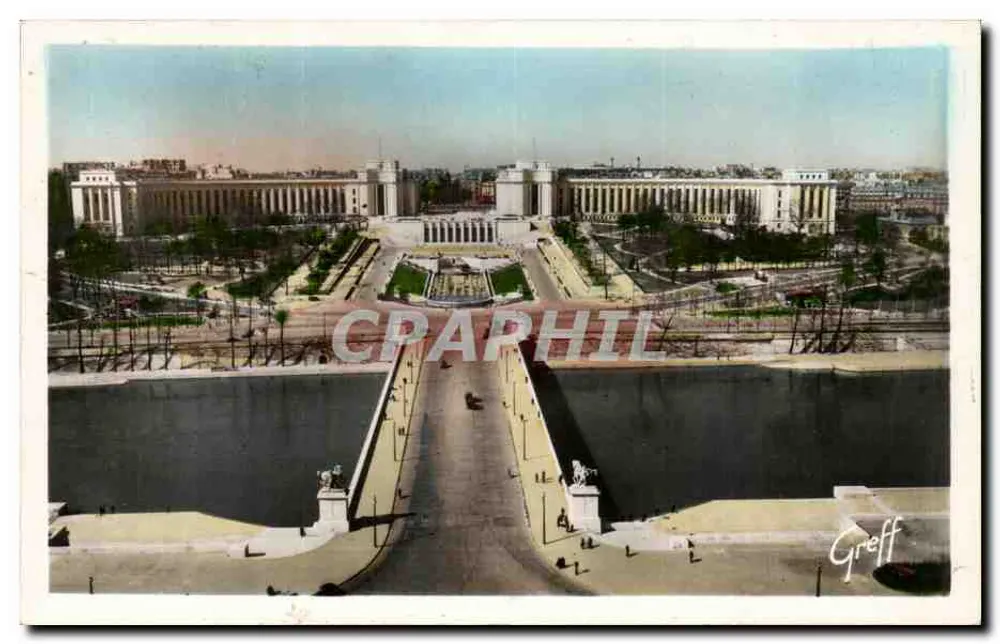 Palácio de Chaillot — Paris — editor Greff, n°31 - Frente