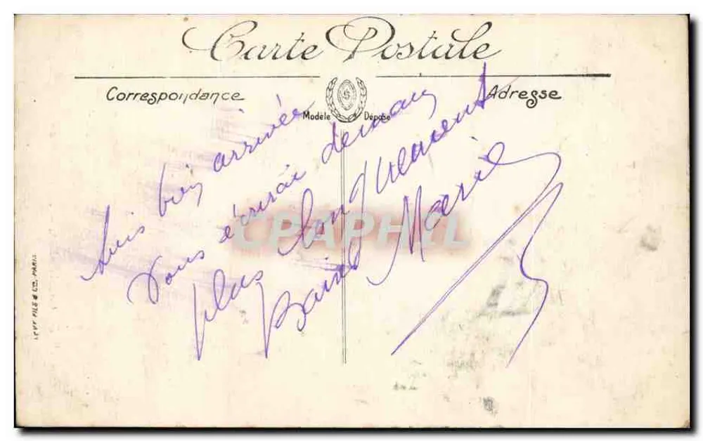Vista de Cauterets — As Cataratas de Lulour — LL - Verso