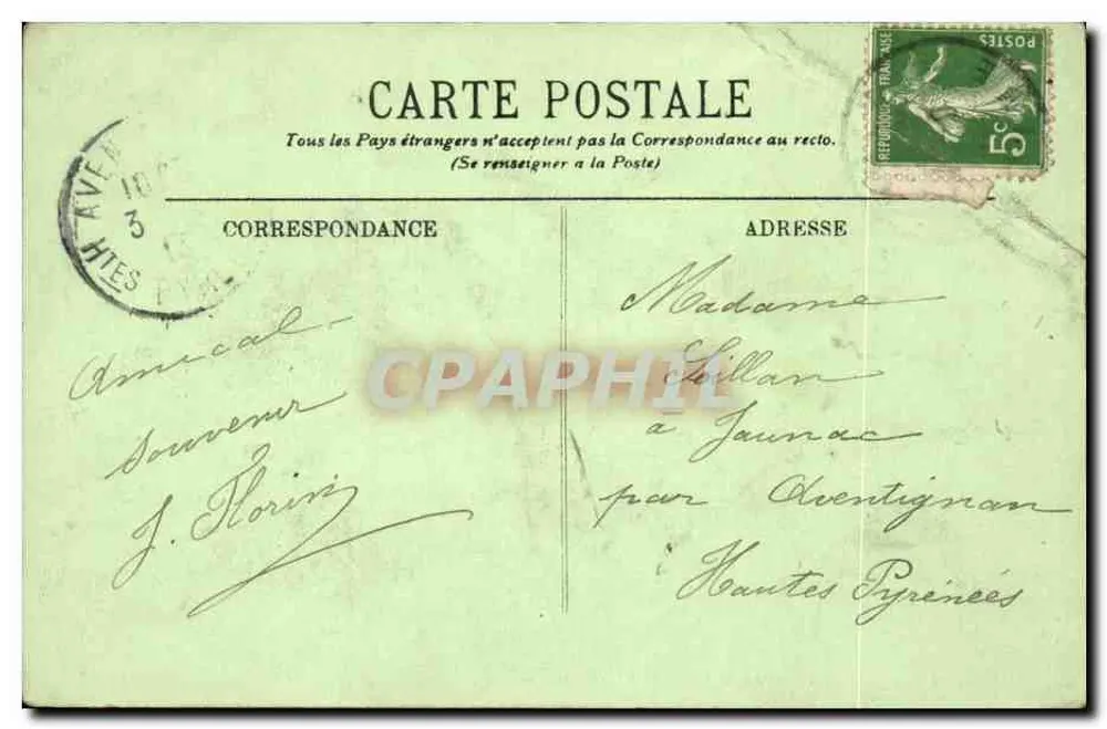 Le Tréport — A Terrasse e o Calvário — LL. — n°189 - Verso