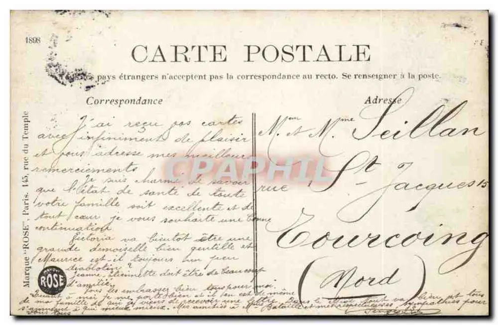 Le Havre — Il Palazzo di Giustizia — editore 'Le Havre' n° 1561 - Verso