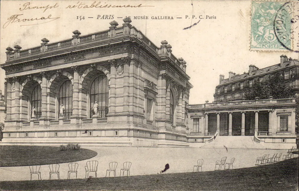 Paris — O Museu Galliera — P.P.C. Paris - Frente