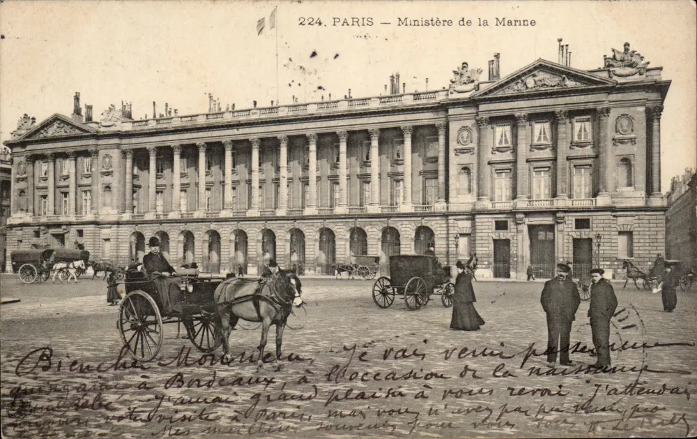 Paris — Ministerium der Marine — Henri Le Rille, Architekt - Vorderseite