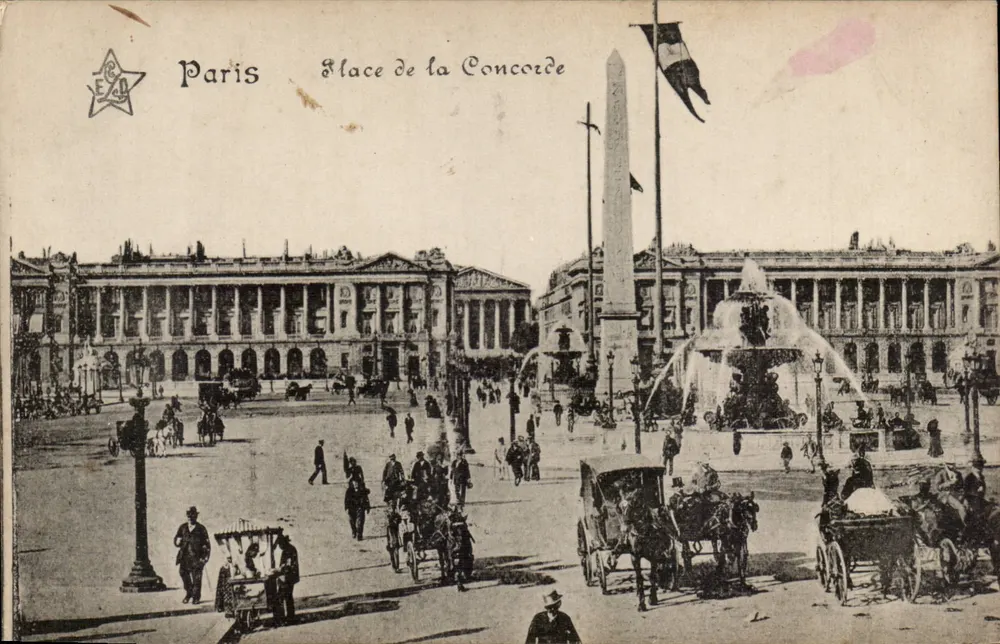 Paris — Praça da Concórdia — Editor E.A.D. (C.E.A.D.) - Frente