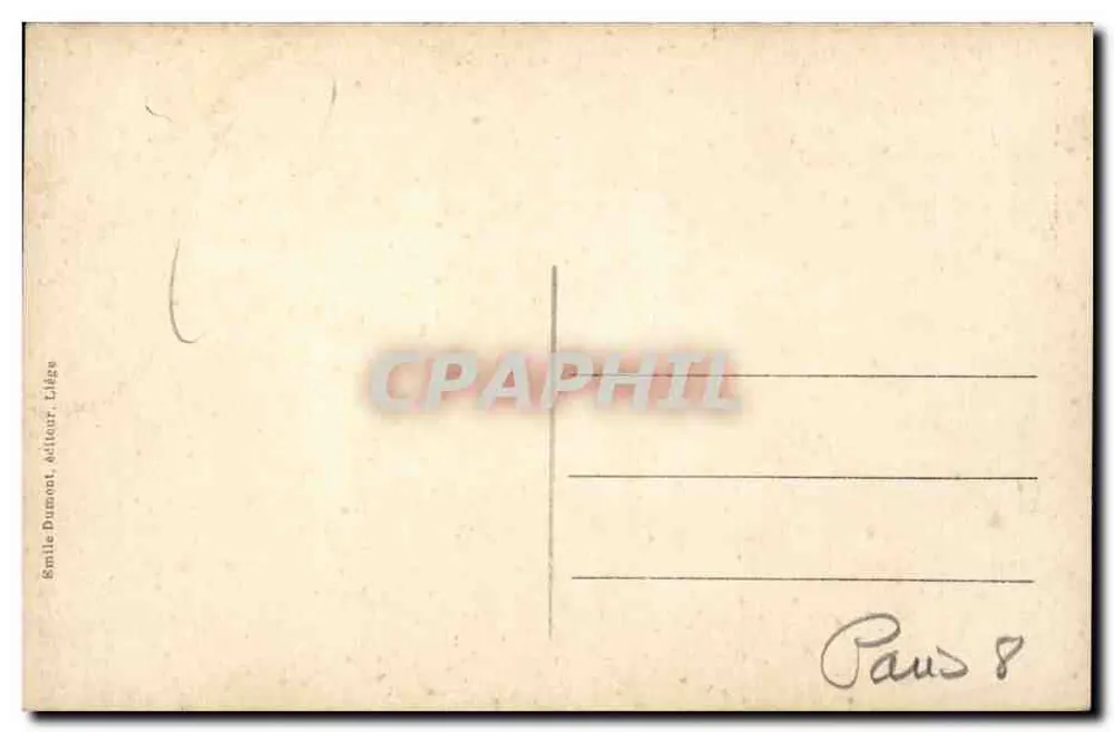 Paris — Praça da Concórdia — Editor E.A.D. (C.E.A.D.) - Verso