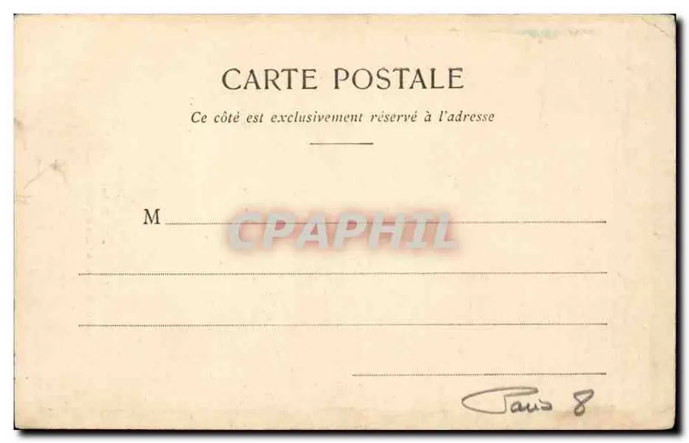 Paris - Das Palace Hotel - Avenue des Champs-Élysées - Rückseite