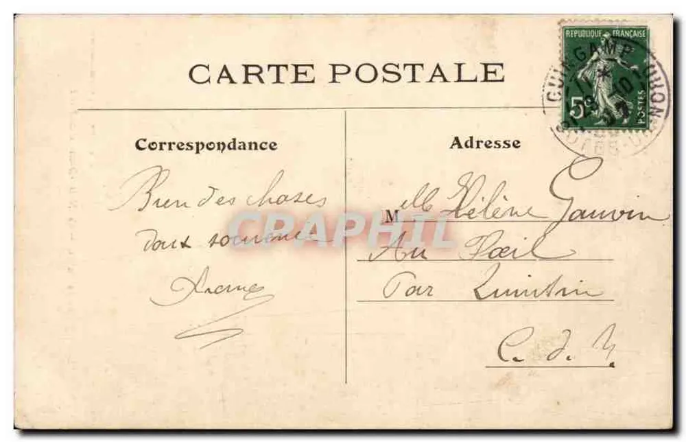 Nossa Senhora de Auteuil — Igreja de Paris — C. J. de Pachy, editor, n° 65 - Verso
