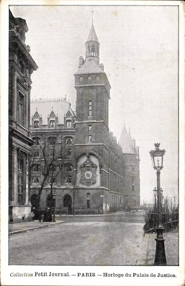Paris — Relógio do Palácio da Justiça — Coleção Petit Journal - Frente