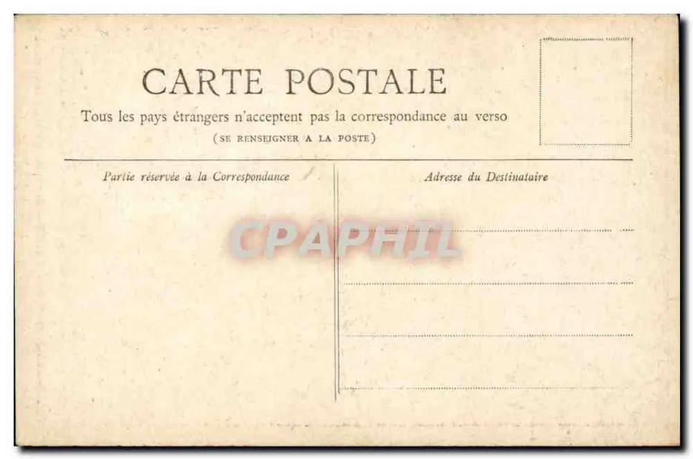 Paris — Relógio do Palácio da Justiça — Coleção Petit Journal - Verso