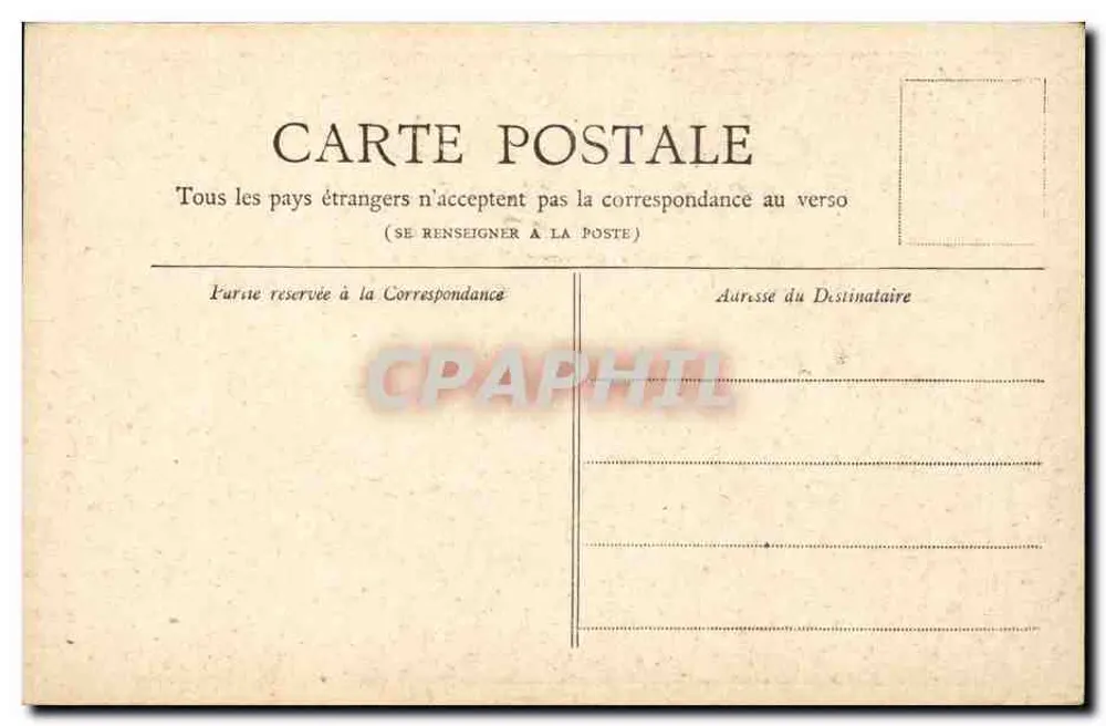 Les Invalides — Paris — Coleção Petit Journal - Verso