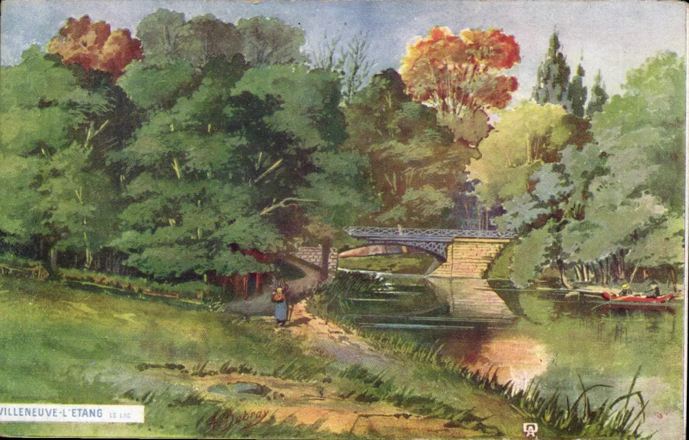 Villeneuve-l'Étang — Der See — Au Dubroy - Vorderseite