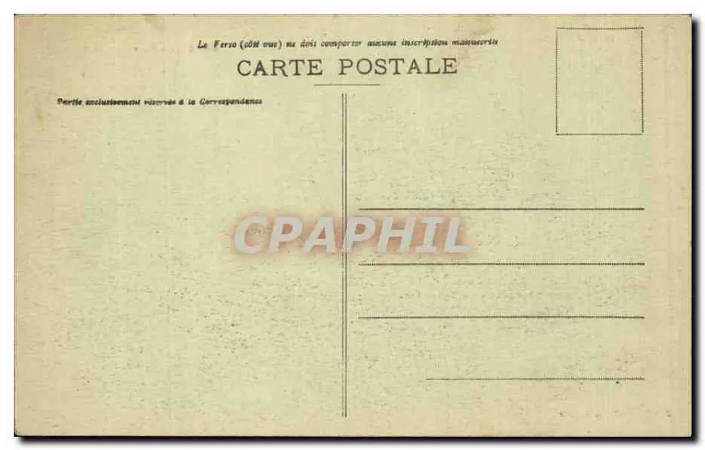 Metz - Gare — Wydawca Forissier, Metz, n°20 - Rewers