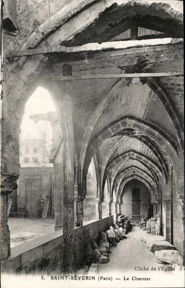 Saint-Séverin (Paris) — O Charnel — Cliché da Igreja - Frente