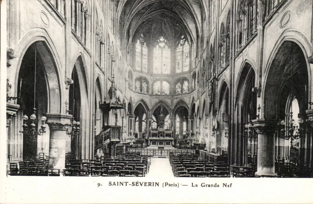 Saint-Séverin (Paris) — A Grande Nave - Frente