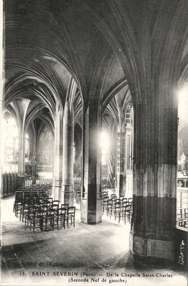 Saint-Séverin (Paris) — Die Kapelle Saint-Charles (zweite Nische links) - Vorderseite