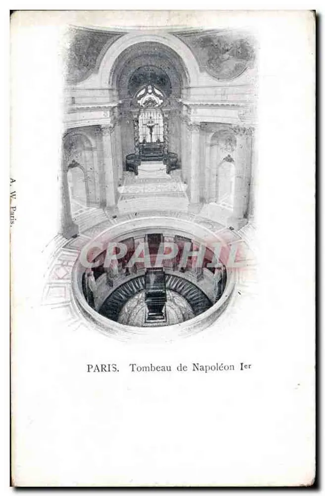 Paris. Túmulo de Napoleão I — A. W. Paris - Frente
