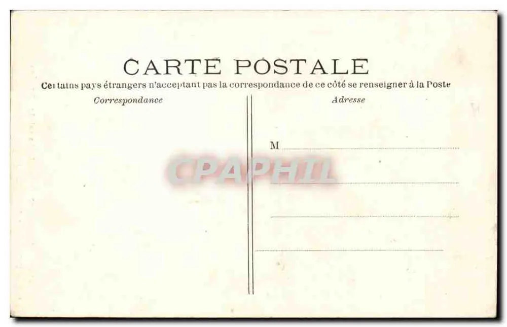 Paris - Nationaltheater der Oper - Die Ehrenstiege — C.M. n°410 - Rückseite