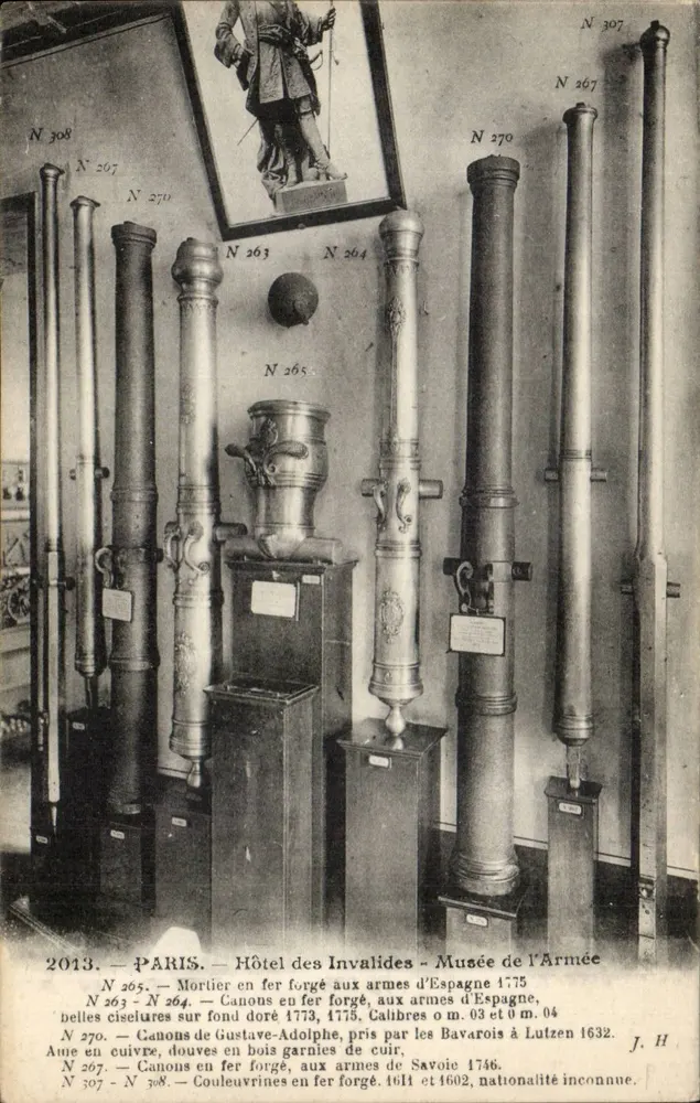 Paris — Hôtel des Invalides — Musée de l'Armée — Sammlung historischer Artillerie - Vorderseite