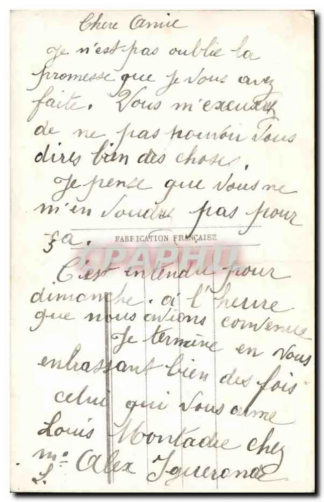 Paar in historischem Kleid — Paris 780 — Verlag Paris 780 - Rückseite