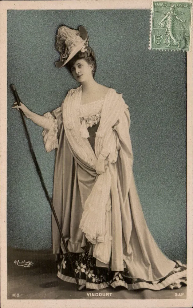 Madame Vincourt — Szenenporträt — Fotograf Paul Rulliger, Nr. 1188 - Vorderseite