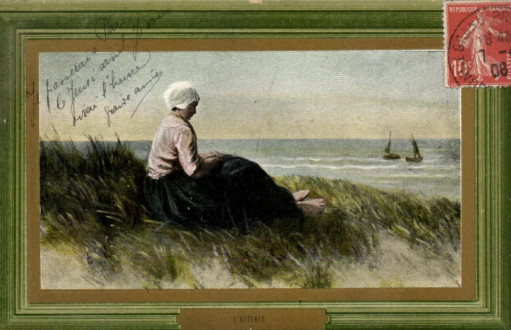 DIE WARTUNG — Strandlandschaft — Verlag L. Lévy - Vorderseite