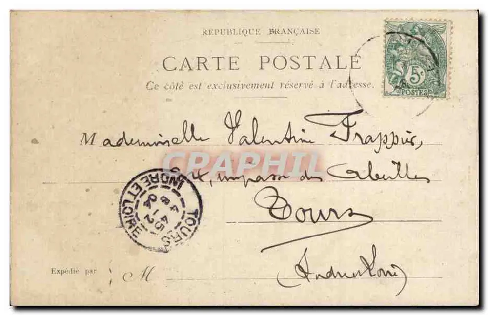 Paris — Der Arc de Triomphe — Verlag: C. G. de P. Paris - Rückseite