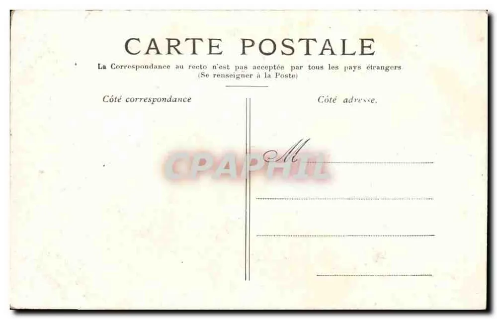 Paris — O Arco das Tuileries — editor não visível - Verso