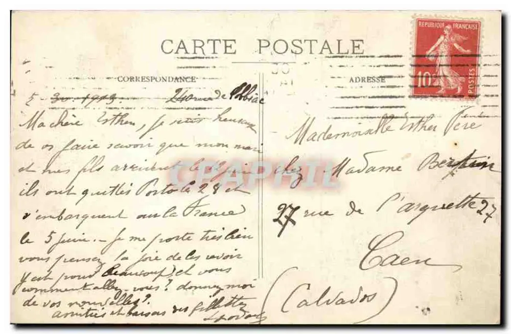 PARIS - Parc Montsouris - Les Roches — editor desconhecido, n° 14 - Verso