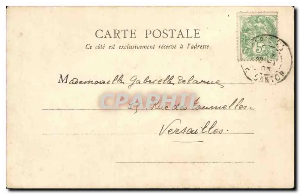 Paris — Torre Eiffel — Georges Delanne - Verso
