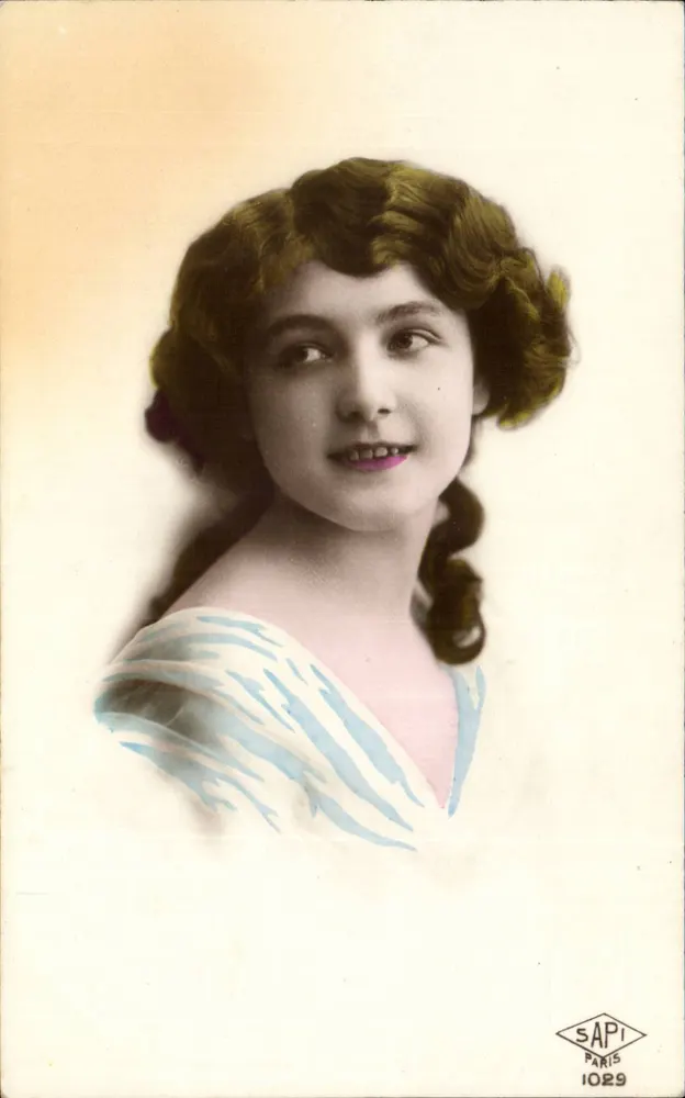 Junge Frau — Portrait — SAPI Paris 1029 - Vorderseite