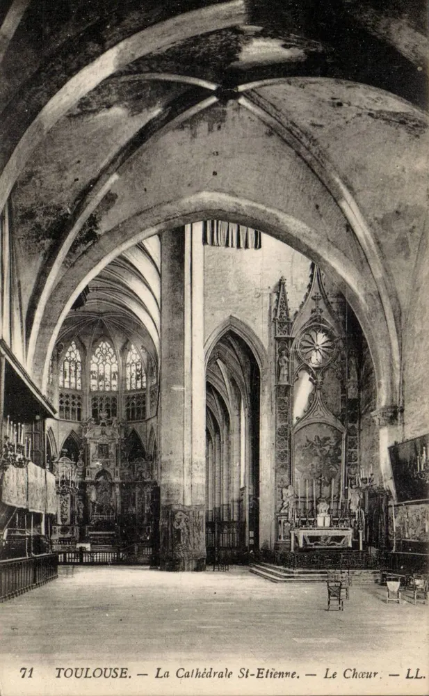 Toulouse — Die Kathedrale St-Etienne — Der Chor — LL. — Nr. 71 - Vorderseite