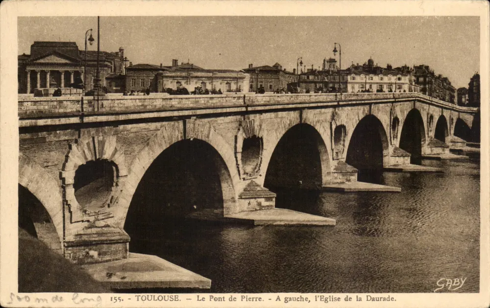 Toulouse — Le Pont de Pierre — Église de la Daurade — Gaby - Vorderseite