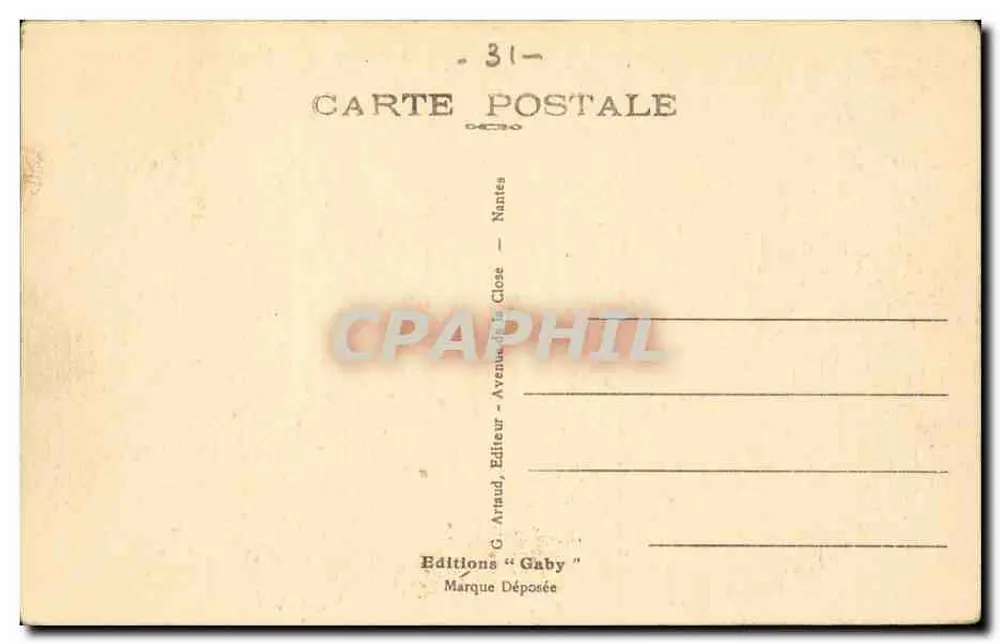 Toulouse — Le Pont de Pierre — Église de la Daurade — Gaby - Rückseite