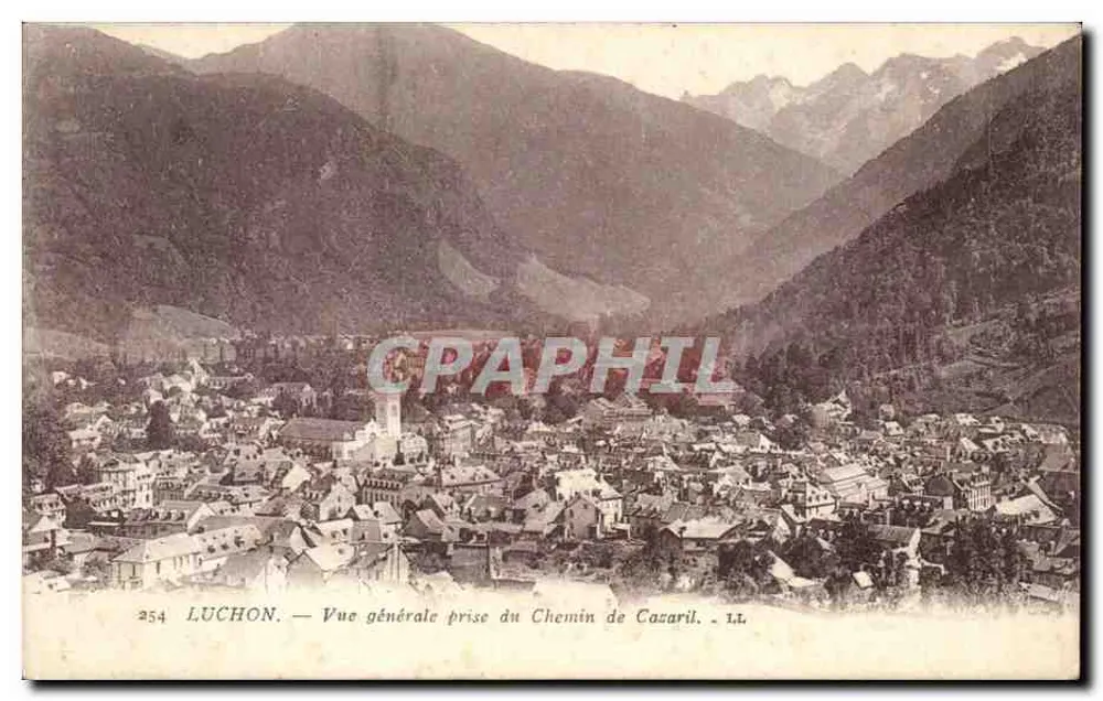 Luchon — Allgemeiner Blick vom Cazaril-Pfad — LL - Vorderseite