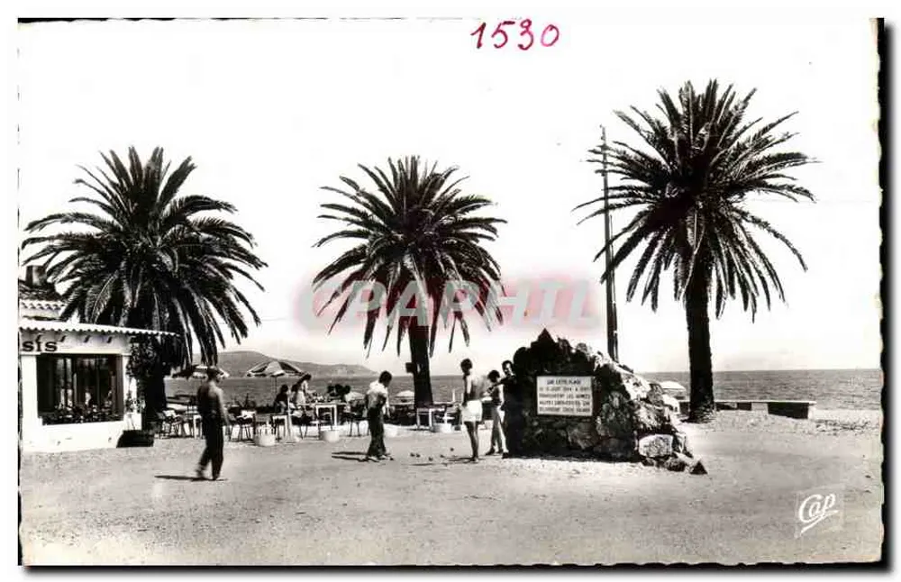 O Rond-Point da Praia de Pardigon — Env. de CAVALAIRE-SUR-MER — Réal-Photo, Paris - Frente