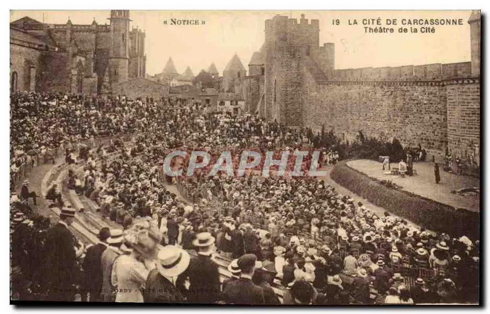 Theater der Stadt — Carcassonne — Hinweis — Michel Jordy n°19 - Vorderseite