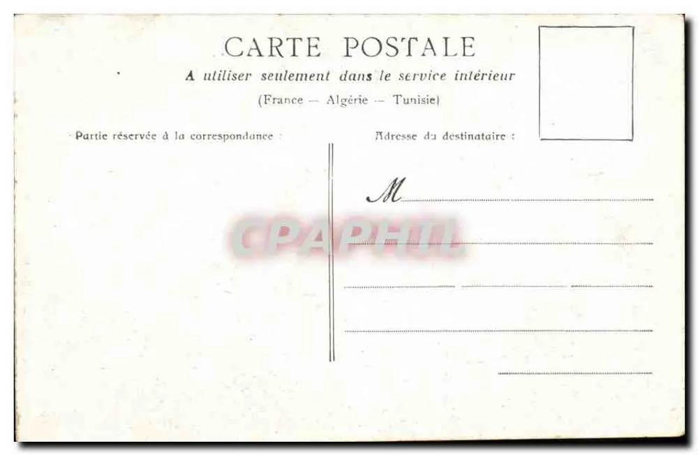 Paris — O Monumento de Gambetta - Verso