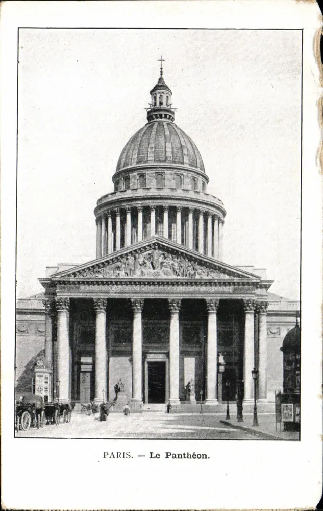 Paris — O Panteão — Coleção da Petite République, Paris - Frente