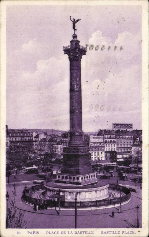 Paris — Praça da Bastilha — Au Bucheron - Frente