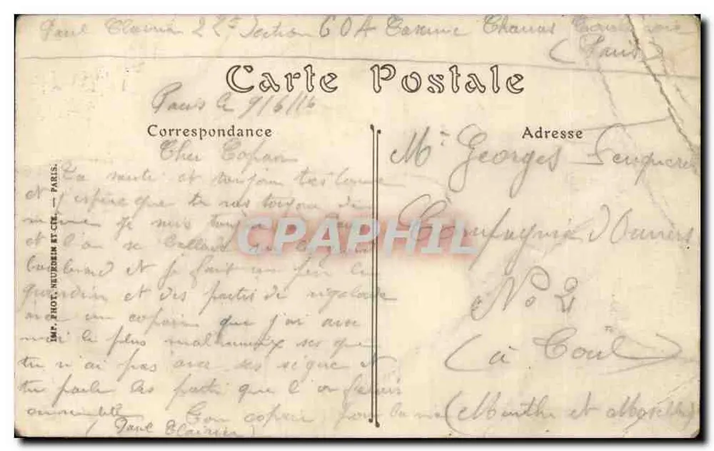 PARIS — Torre Eiffel — ND. Fot. n°427 - Verso