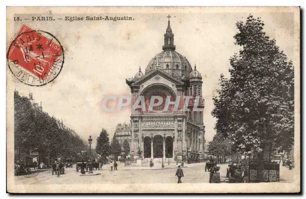 Paris — Igreja de Saint-Augustin - Frente