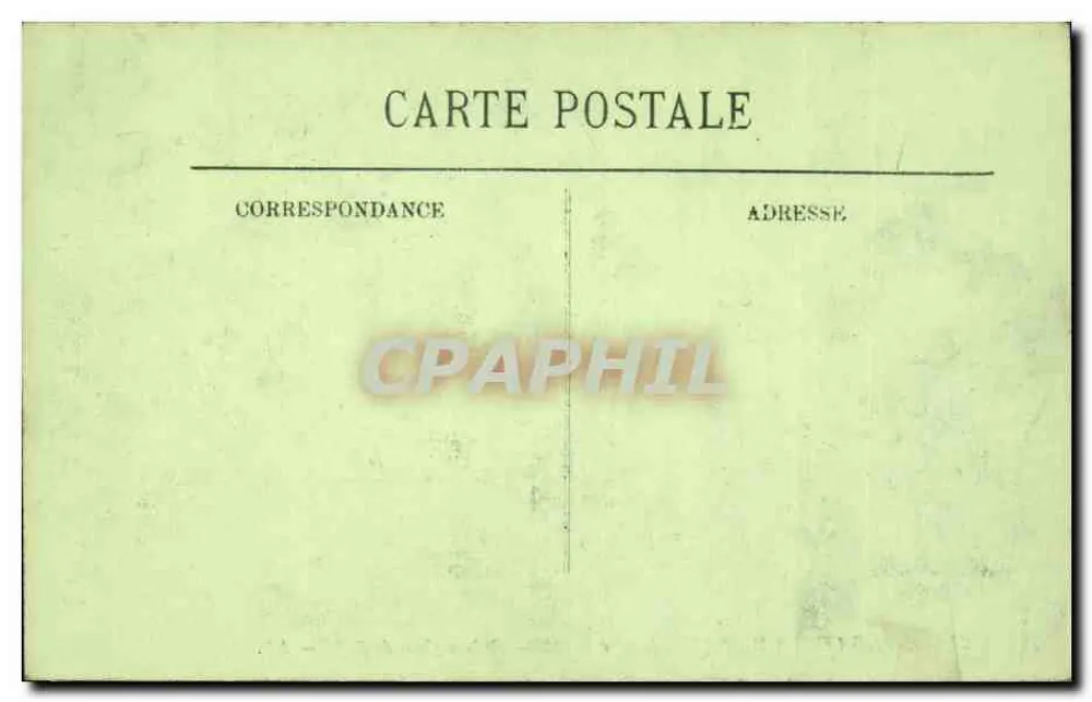Überschwemmungen in Paris (Januar 1910) — Rettungsboot am Quai de Billy — LL. - Rückseite