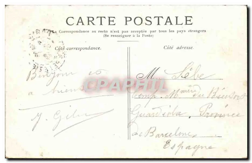 Paris — O Ópera — República Francesa - Verso