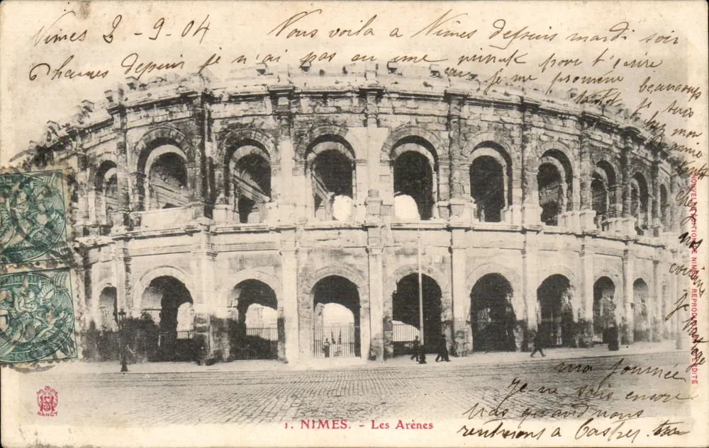 Nîmes - As Arenas — J. NIMES, editor, n° 144 - Frente