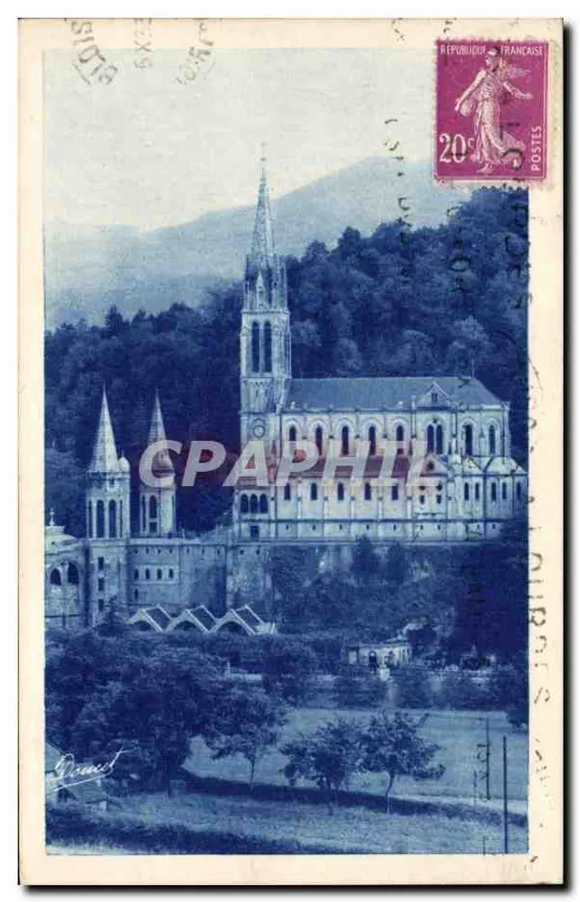 A Basílica de Lourdes — editor P. Doret — n°5 - Frente
