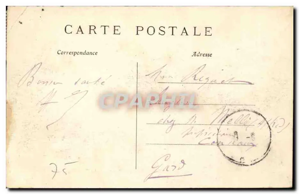 Paris (8e arrt) — O Petit Palais dos Champs Elysées — G.M. - Verso