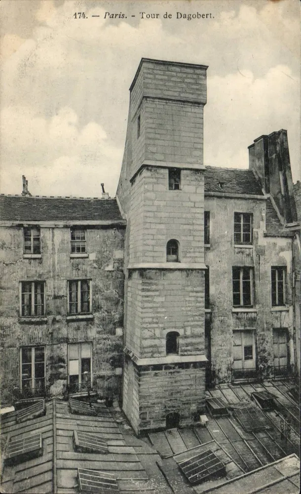 Paris — Torre de Dagobert — Editor não identificado, n° de série 174 - Frente