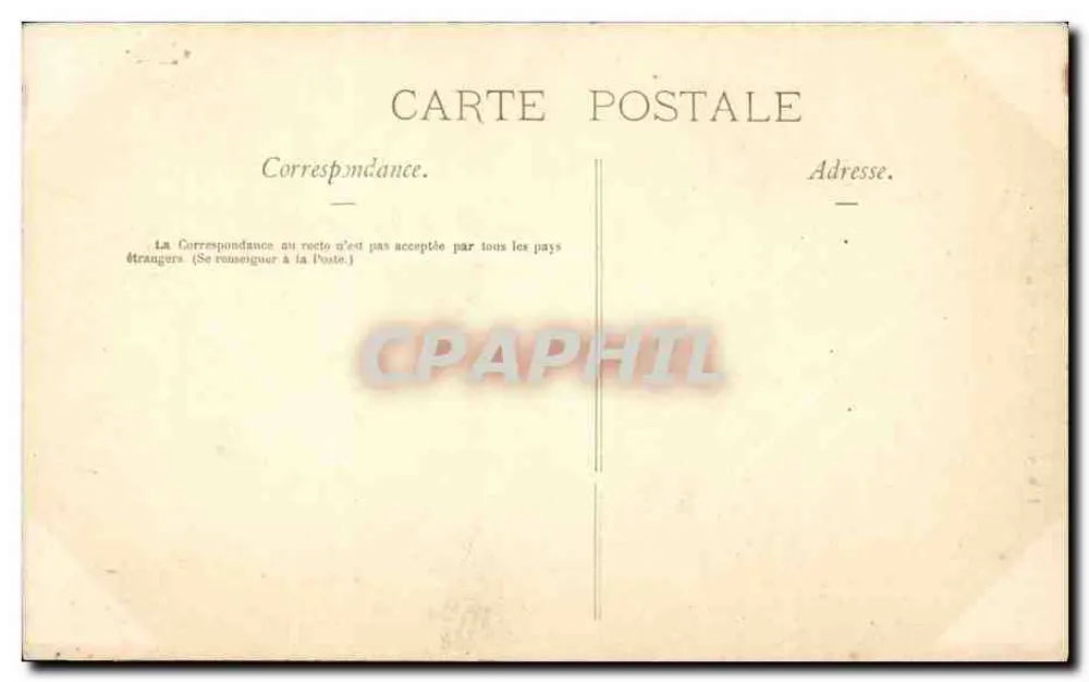 Paris — Torre de Dagobert — Editor não identificado, n° de série 174 - Verso