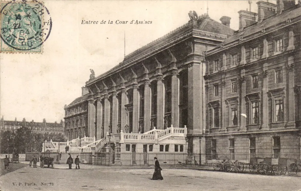 Entrada da Casa de Justiça — Paris — V.P. Paris No. 73 - Frente